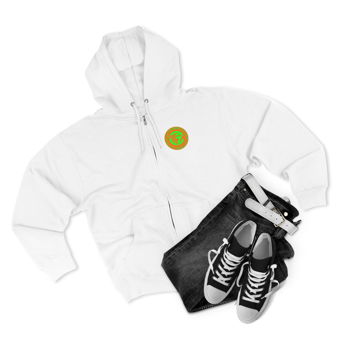CG DRAGON BELL LIGHTNING ORANGE GREEN/BELEIF ATTITUDE ACTION ZIP UP