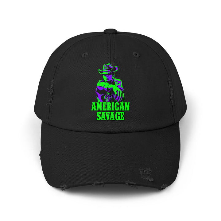 COWBOY KILLER PURPLE GREEN /AMERICAN SAVAGE CAP