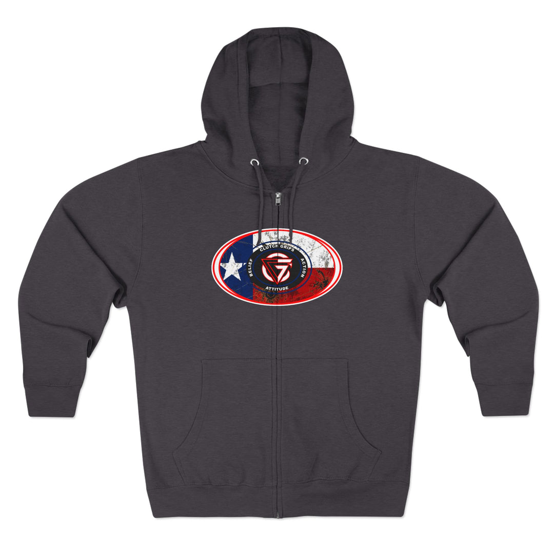CG SKULL RED WHITE BLUE/STAY SAVAGE ZIP UP