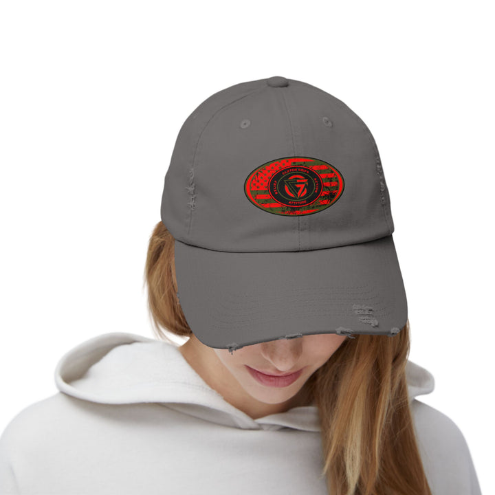 CG RED GREEN OVAL FLAG CAP