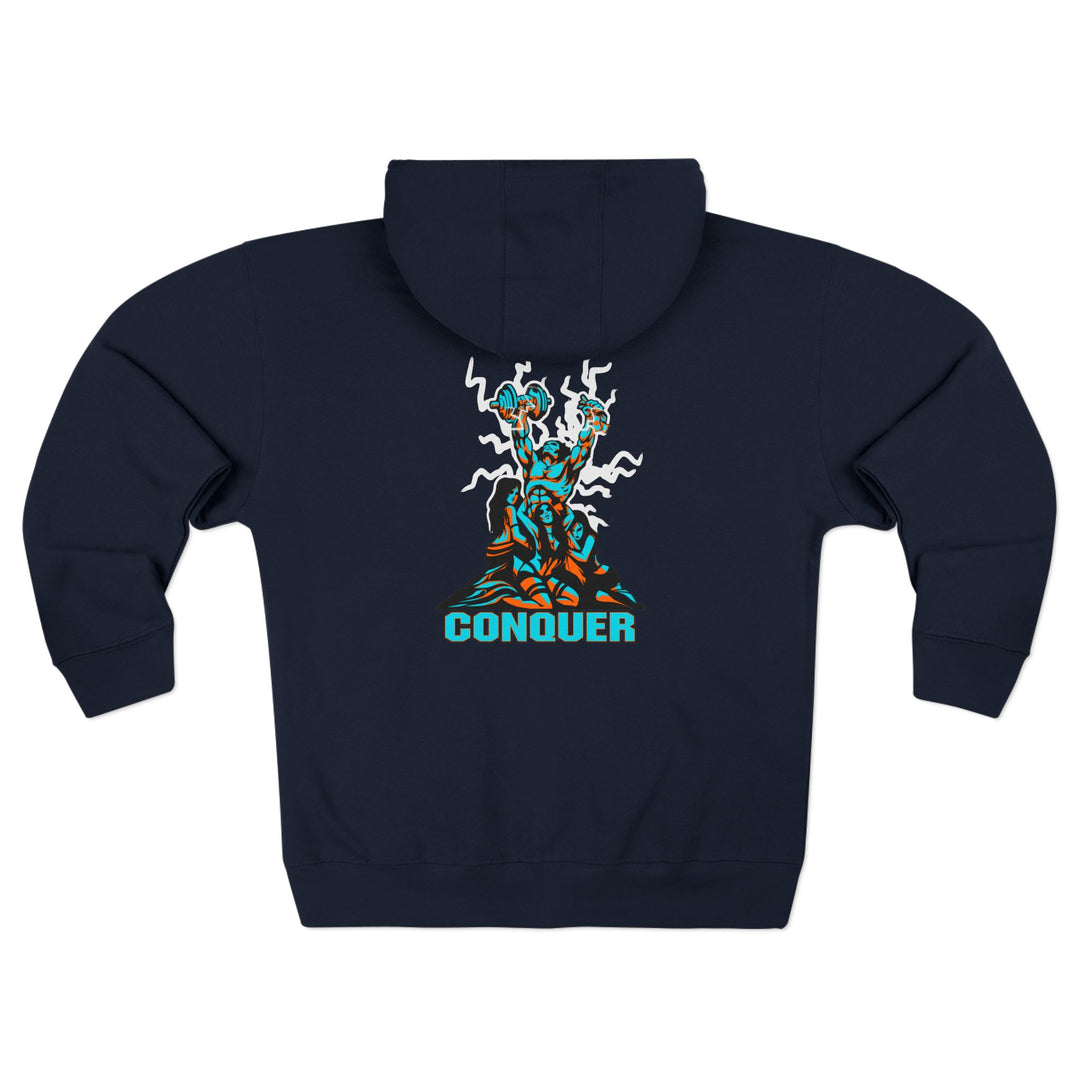 CG CONFIDENCE MAN ORANGE AQUA /CONQUER ZIP UP
