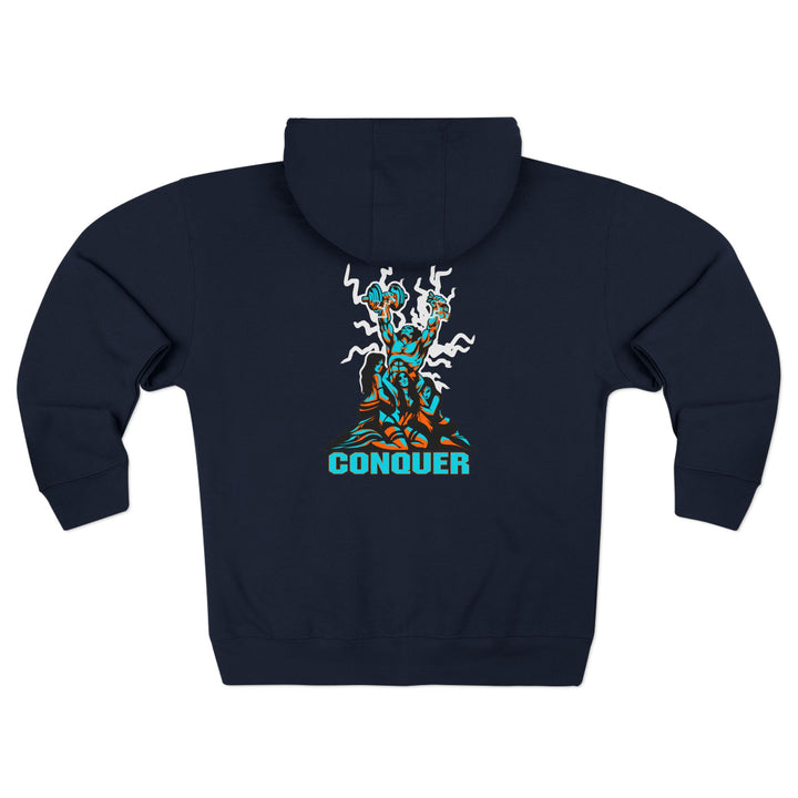 CG CONFIDENCE MAN ORANGE AQUA /CONQUER ZIP UP