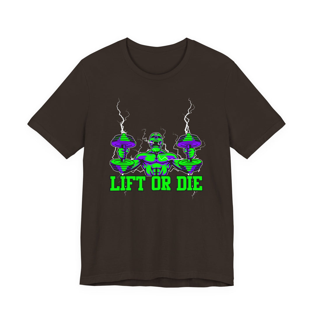 RIDE THE LIGHTNING PURPLE GREEN /LIFT OR DIE