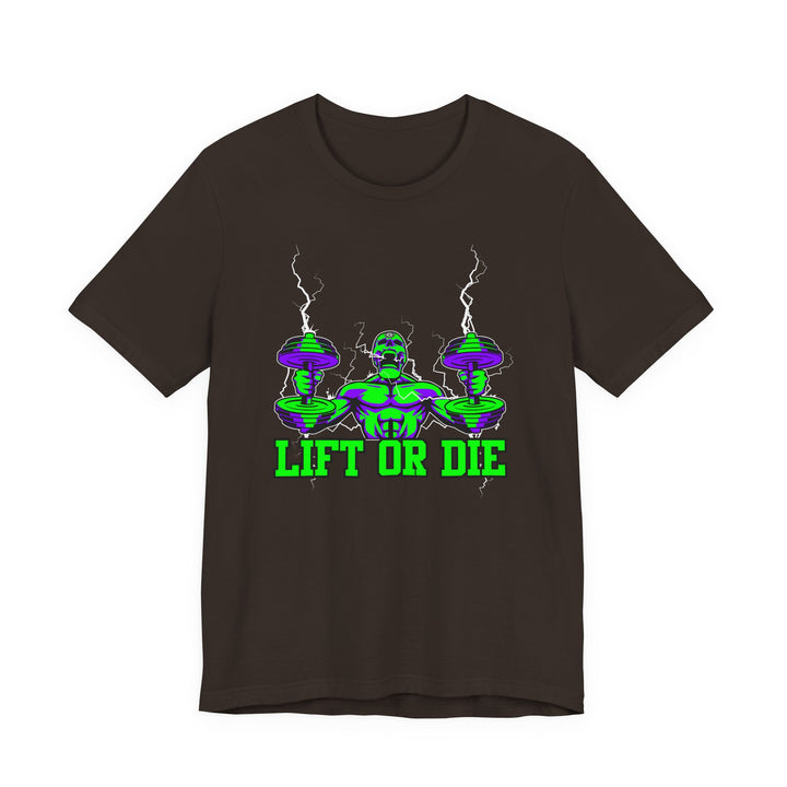 RIDE THE LIGHTNING PURPLE GREEN /LIFT OR DIE