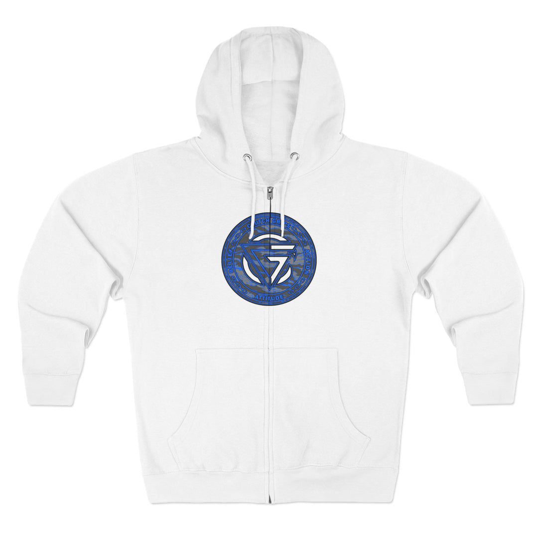 CG ANGRY DOG CAMO BLUE /STAY SAVAGE /ZIP UP