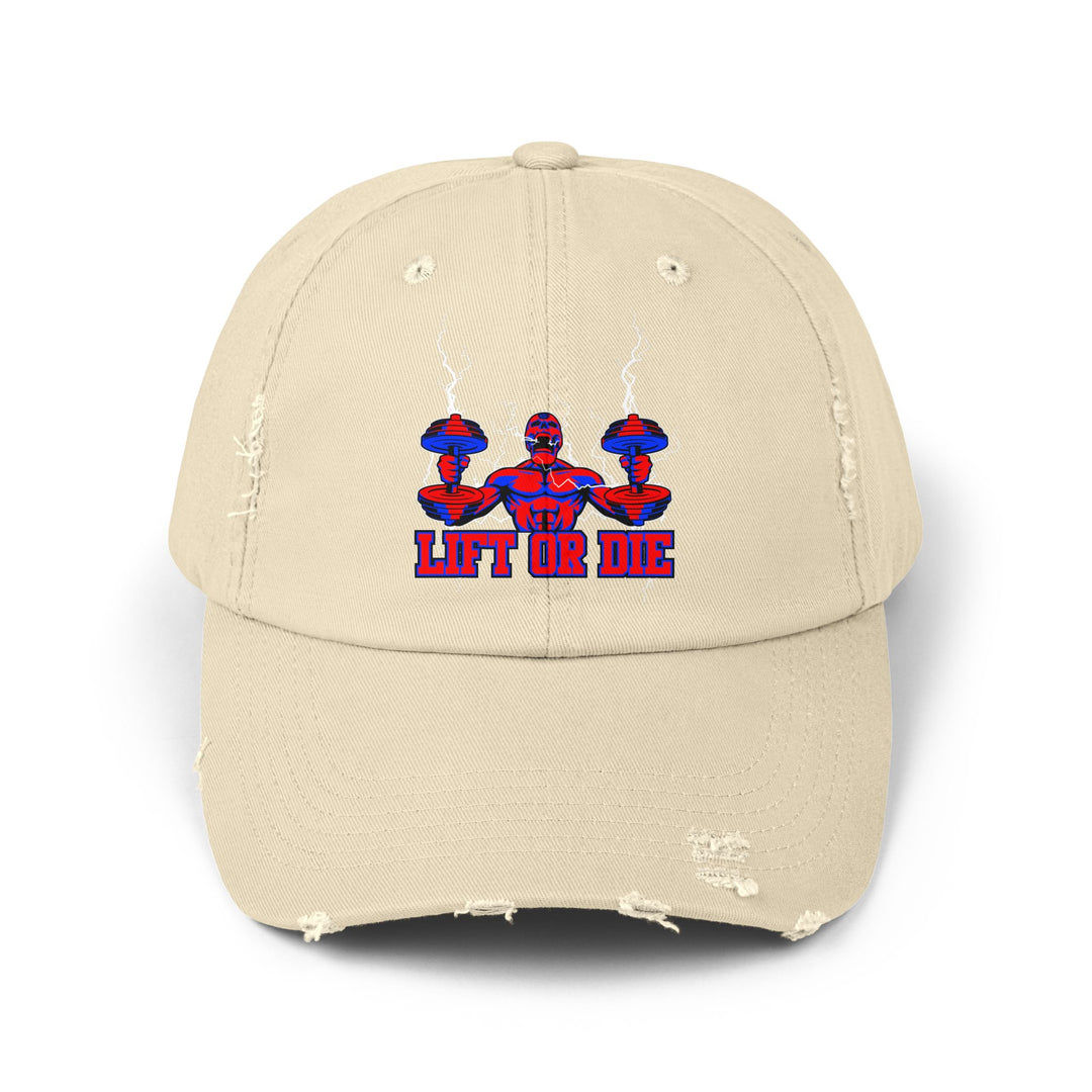 RIDE THE LIGHTNING HYPER RED BLUE /LIFT OR DIE CAP
