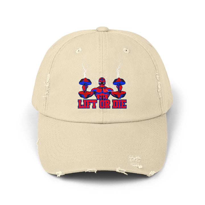 RIDE THE LIGHTNING HYPER RED BLUE /LIFT OR DIE CAP