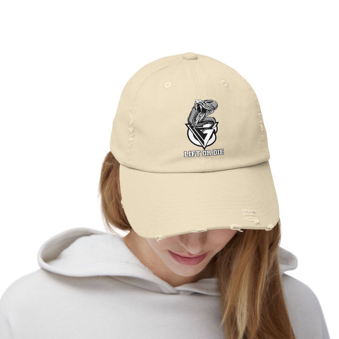 CG LOGO W/SNAKE LIFT OR DIE/CAP