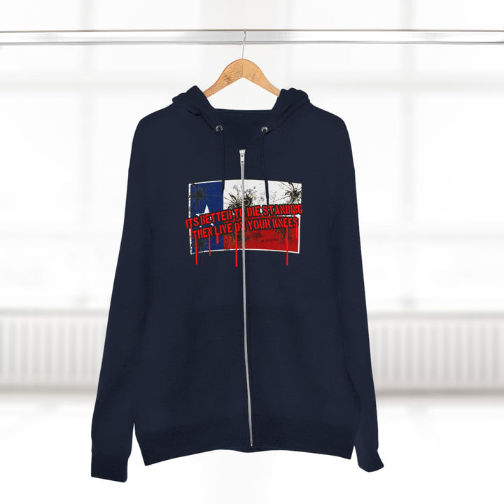 CG ANGRY DOG LONE STAR TEXAS STYLE /LIFT OR DIE ZIP UP