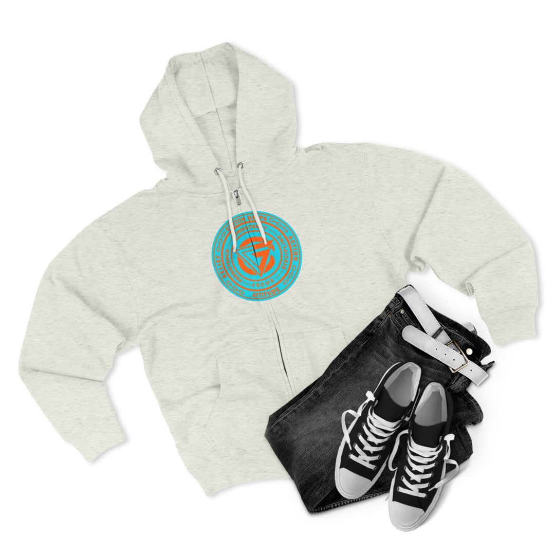 CG ROGUE SAMURAI KILLER  MIAMI COLORS/VICTORY OR DEATH ZIP UP