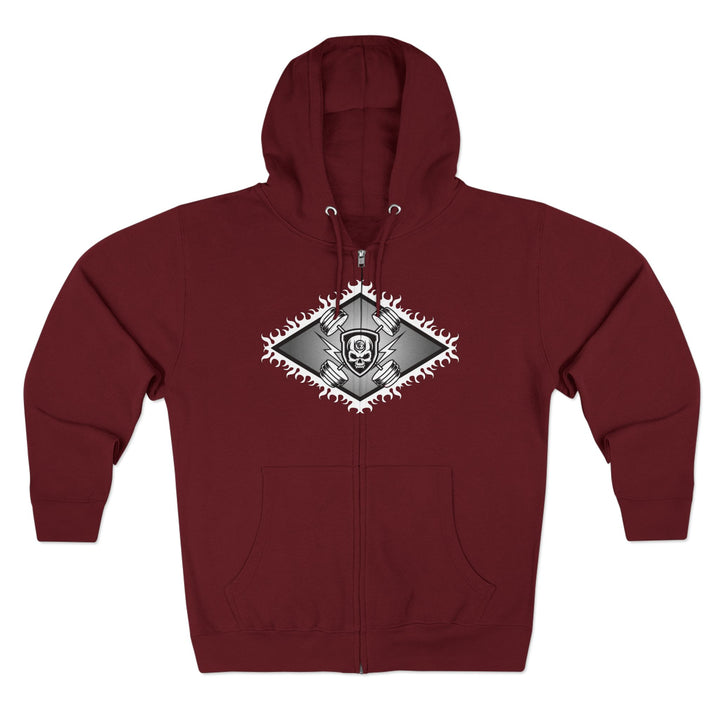 WICKED VIPER BLACK WHITE /LIFT OR DIE ZIP UP