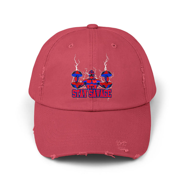 RIDE THE LIGHTNING RED BLUE /STAY SAVAGE CAP