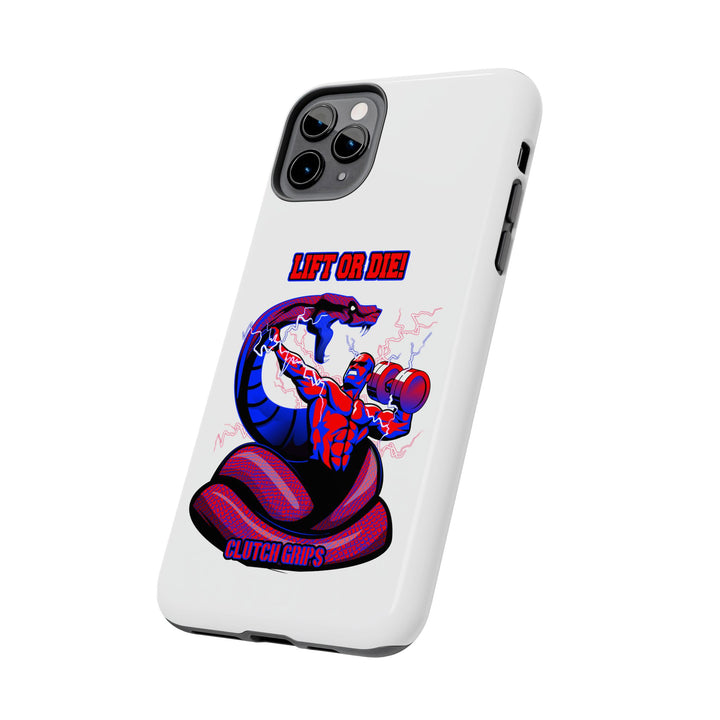 MAC VS SNAKE PHONE CASE RED BLUE /LIFT OR DIE