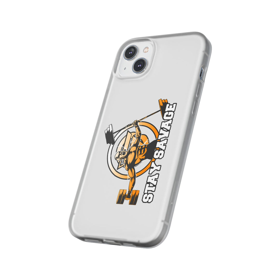SPARTAN LIFT ORANGE WHITE PHONE CASE/STAY SAVAGE