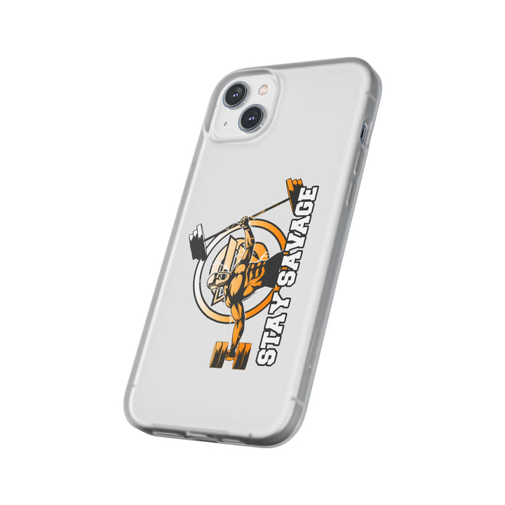 SPARTAN LIFT ORANGE WHITE PHONE CASE/STAY SAVAGE