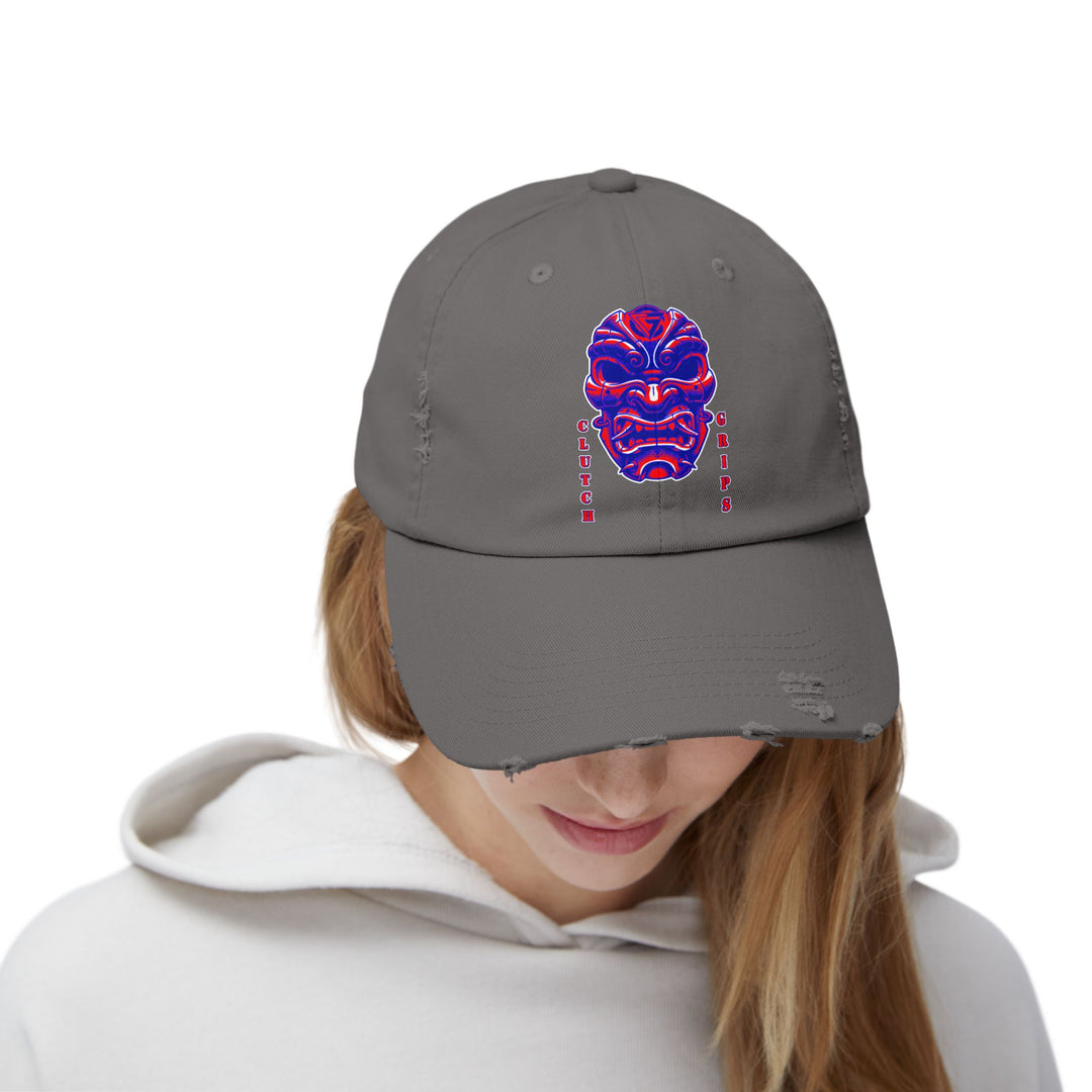 CG SAMURAI MASK RED BLUE CAP