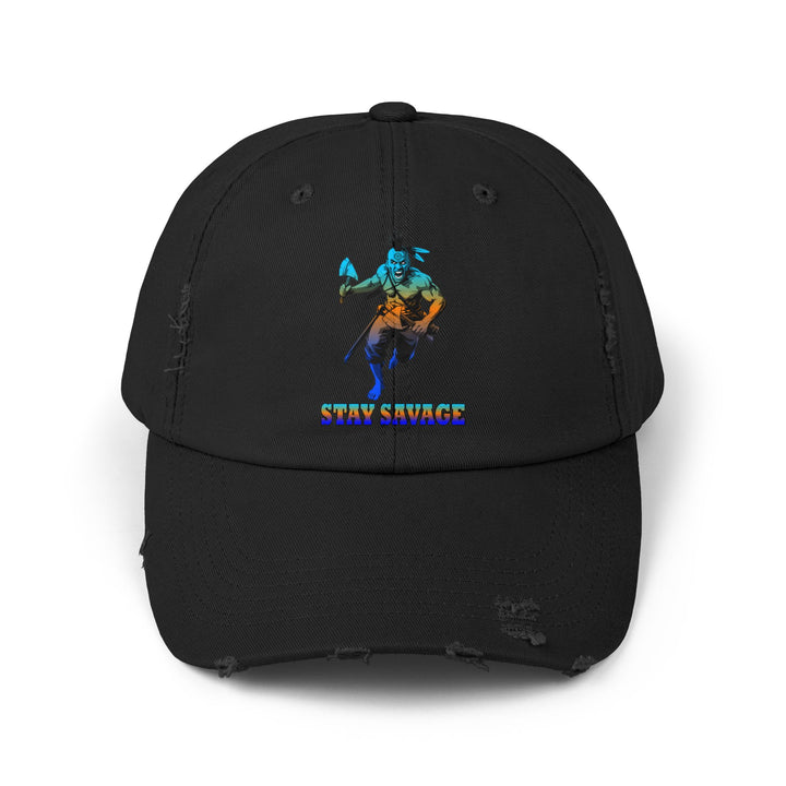MAC BRAVE BLUE ORANGE AQUA /STAY SAVAGE CAP