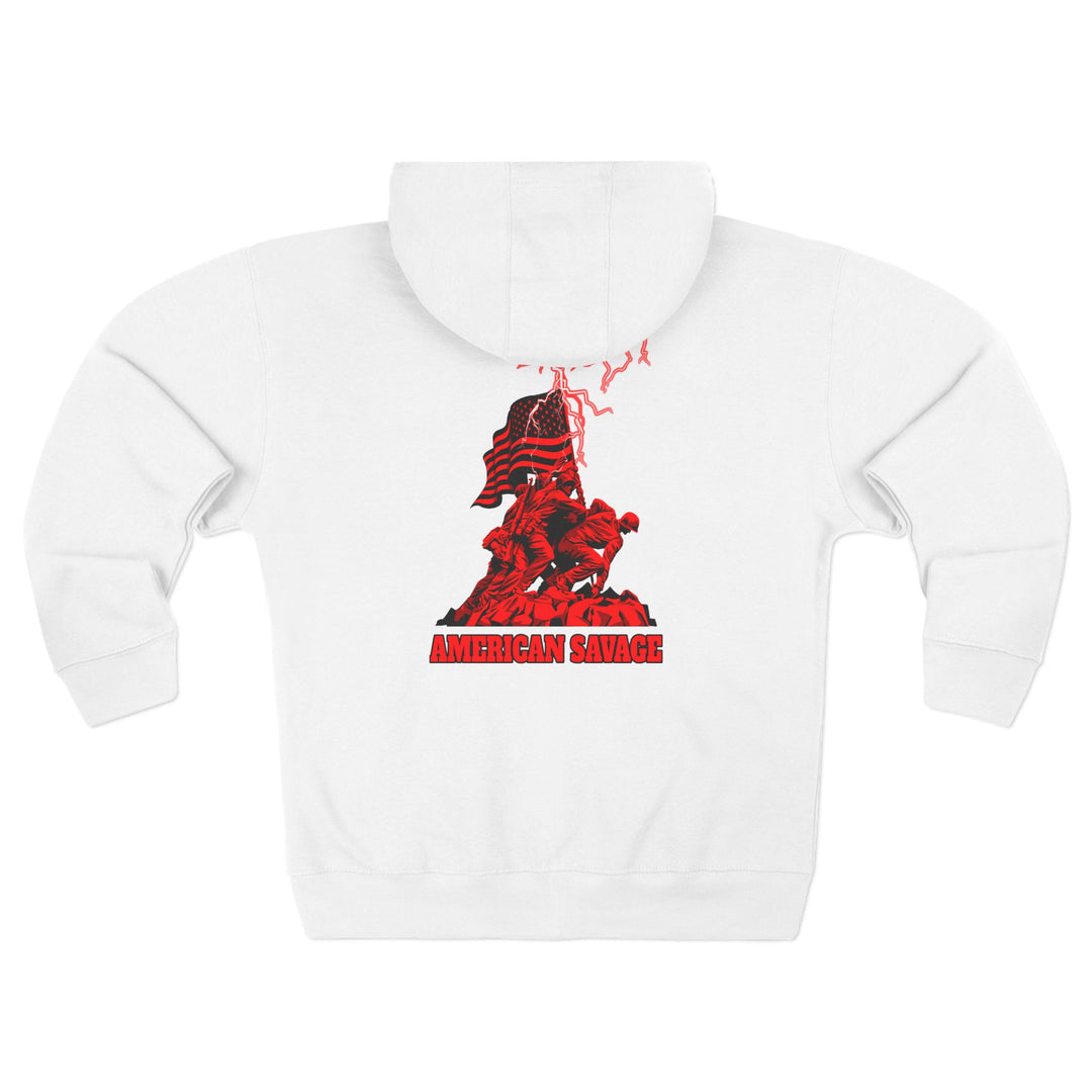 CG EZ RIDER  RED BLACK/AMERICAN SAVAGE ZIP UP