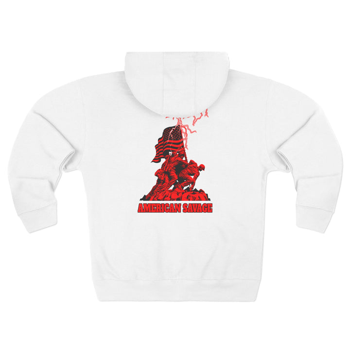 CG EZ RIDER  RED BLACK/AMERICAN SAVAGE ZIP UP