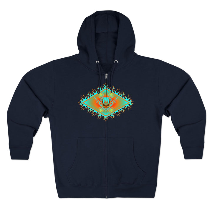 MAC VS SNAKE AQUA MIAMI DIAMOND FRONT /STAY SAVAGE ZIP UP