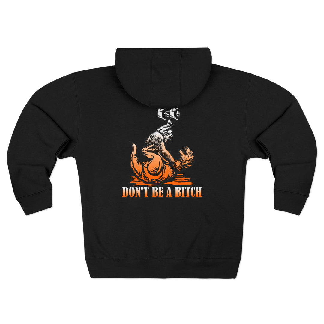CG APE VS ZILLA ORANGE WHITE FADE /DONT BE A BITCH ZIP UP