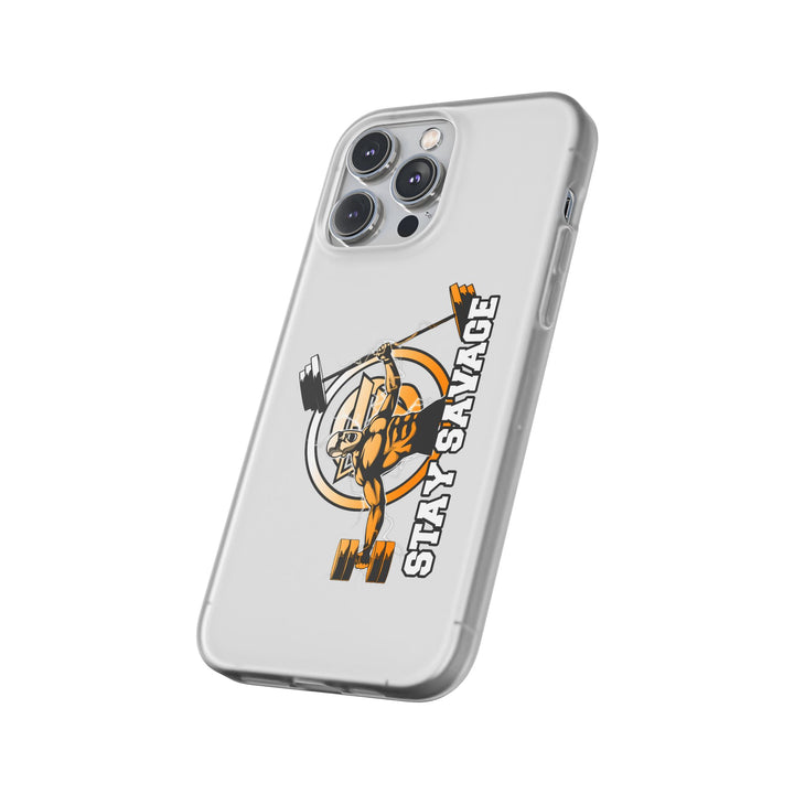 SPARTAN LIFT ORANGE WHITE PHONE CASE/STAY SAVAGE