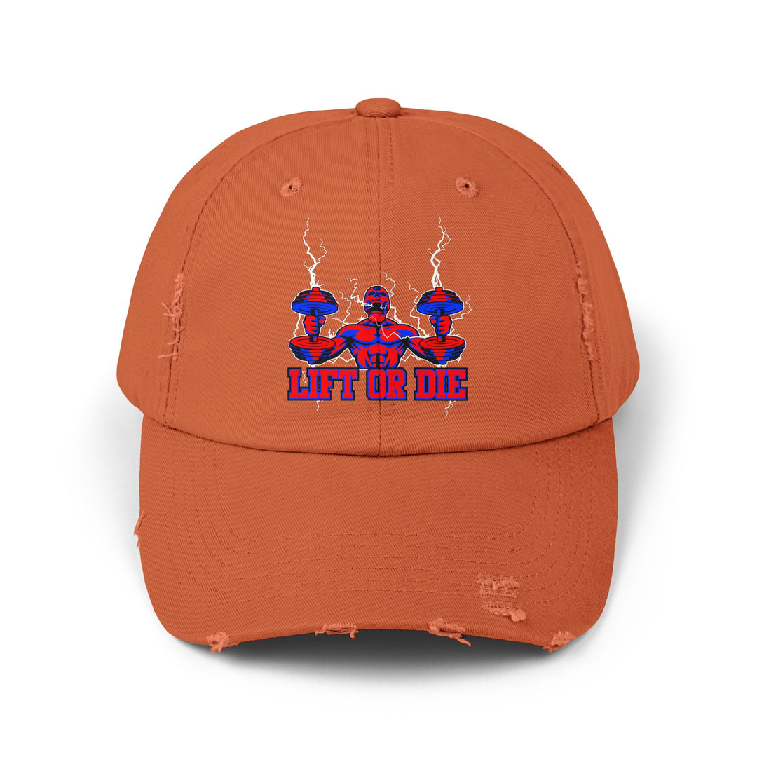 RIDE THE LIGHTNING HYPER RED BLUE /LIFT OR DIE CAP