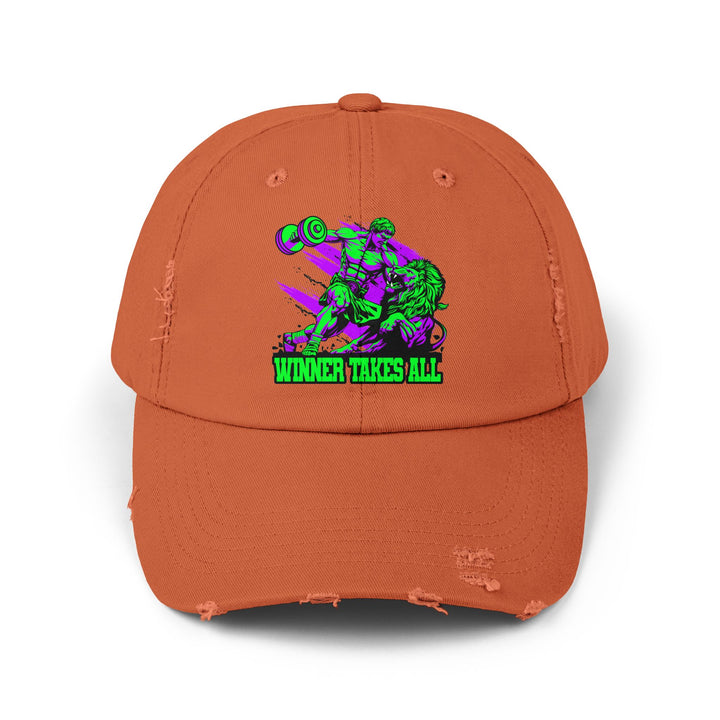 COLISEUM MAC VS LION PURPLE GREEN /WINNER TAKES ALL CAP