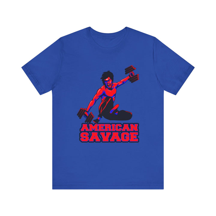 CG RED BLUE LIFT KICK/AMERICAN SAVAGE