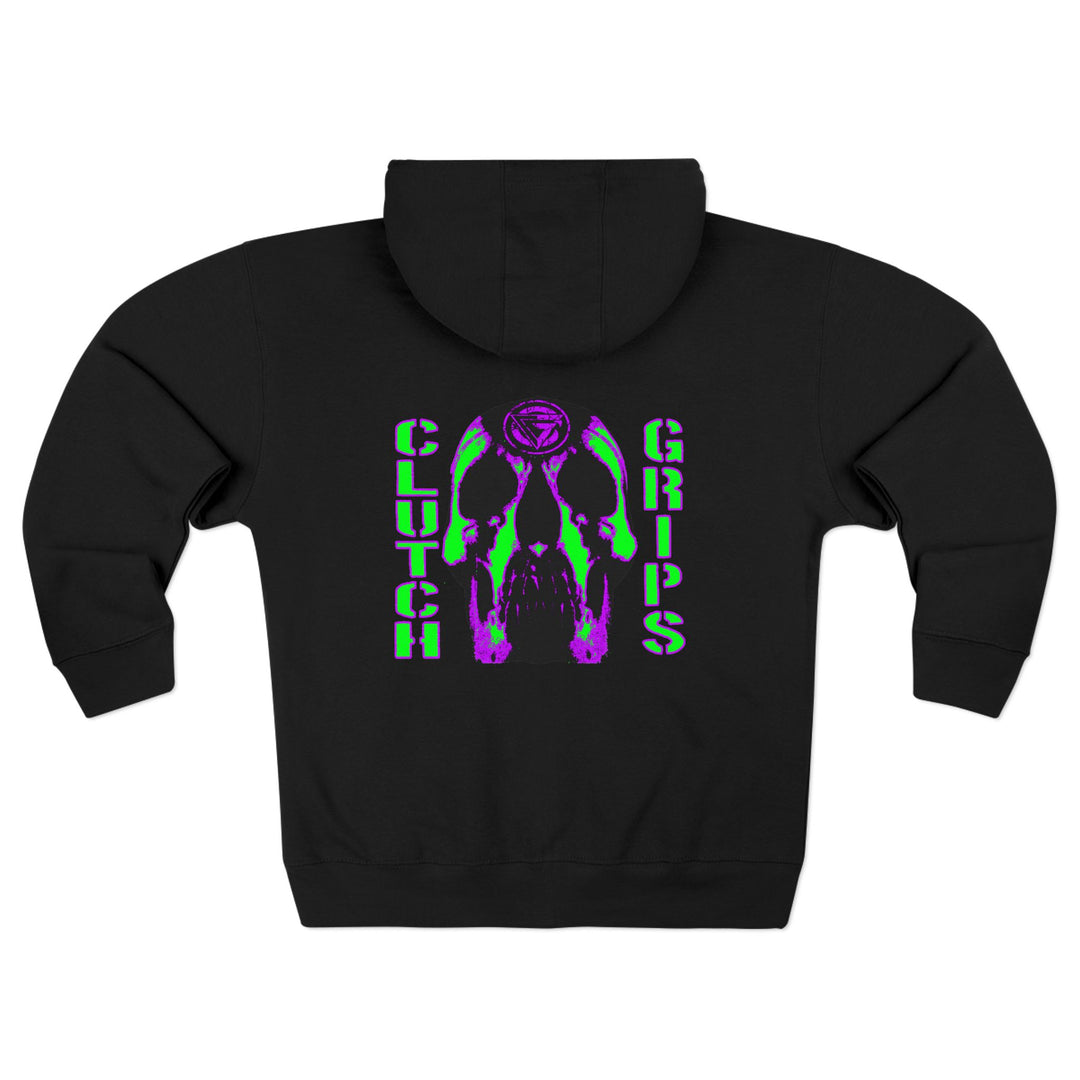 CG SKULLATOR PURPLE GREEN /CLUTCH GRIPS ZIP UP