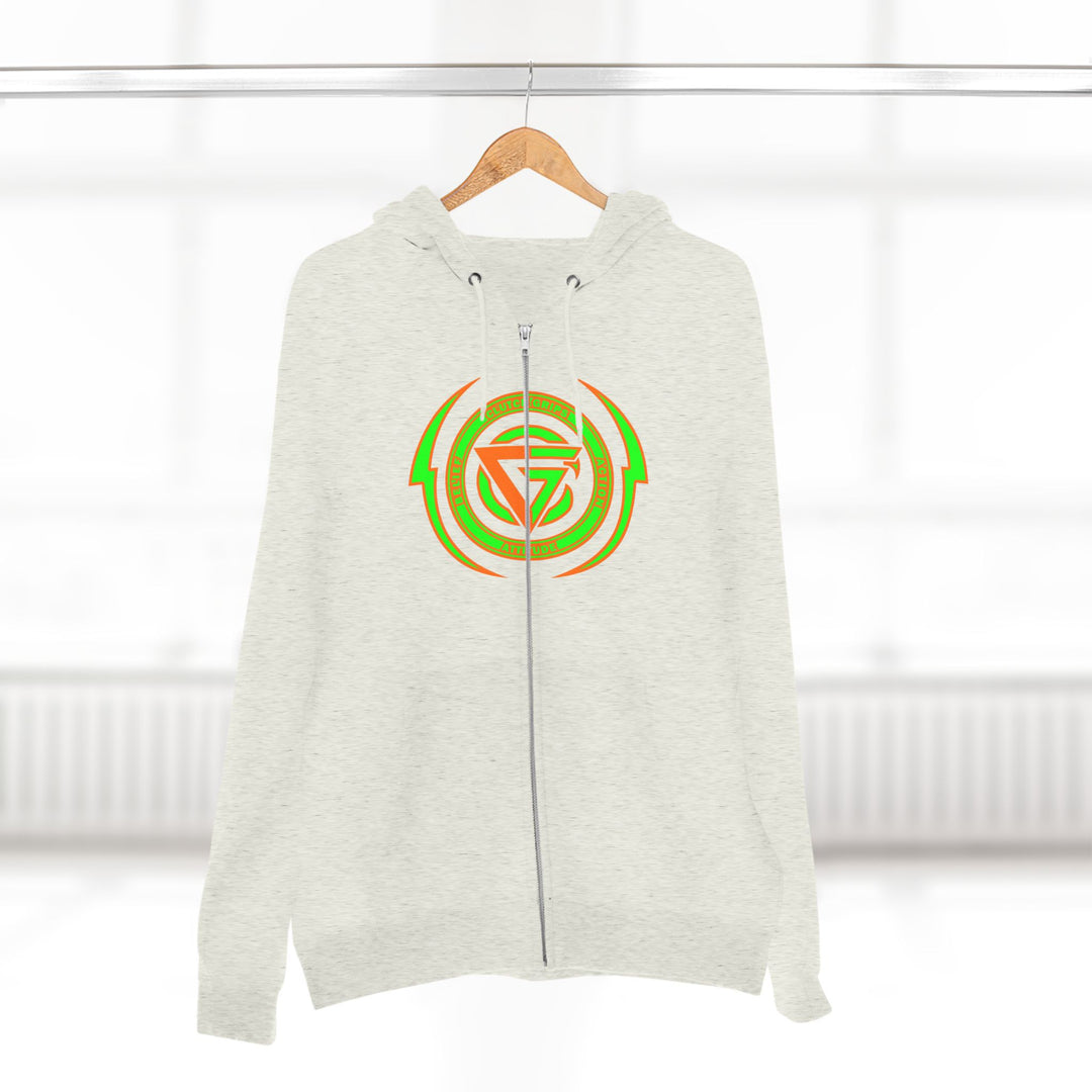 SPARTAN LIFT ORANGE GREEN  /LIFT HARDER ZIP UP
