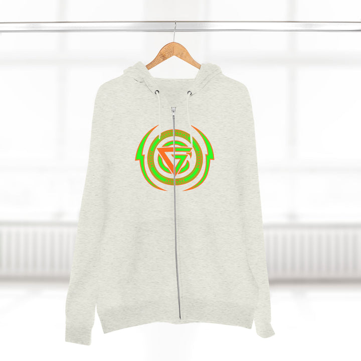 SPARTAN LIFT ORANGE GREEN  /LIFT HARDER ZIP UP