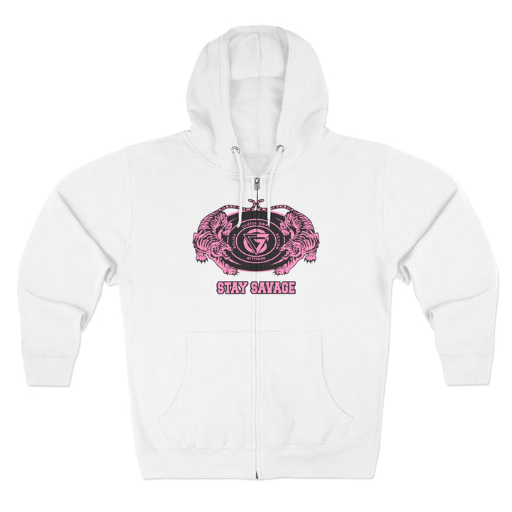CG TIGER VS TIGER PINK/STAY SAVAGE ZIP UP
