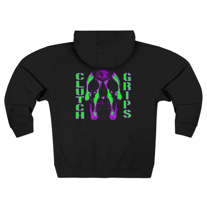 CG SKULLATOR PURPLE GREEN /CLUTCH GRIPS ZIP UP