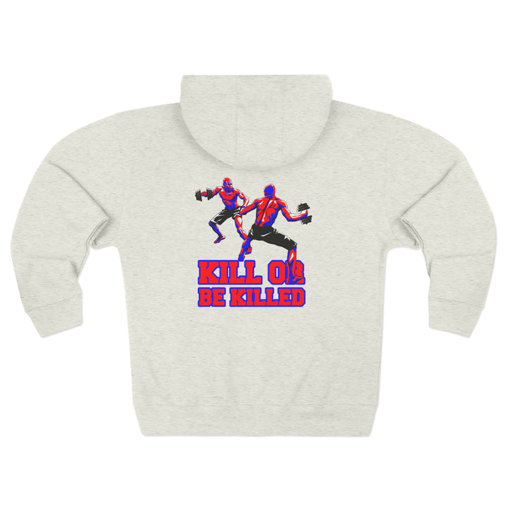 CG STAND OFF RED BLUE /KILL OR BE KILLED ZIP UP