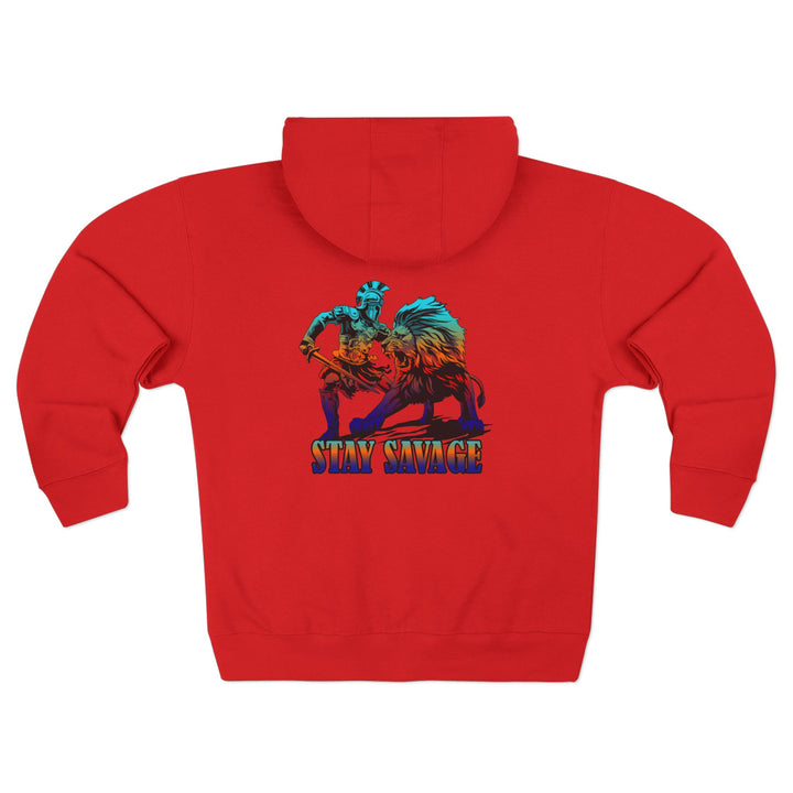 CG MAC THE LION TAMER BLUE ORANGE AQUA ZIP UP