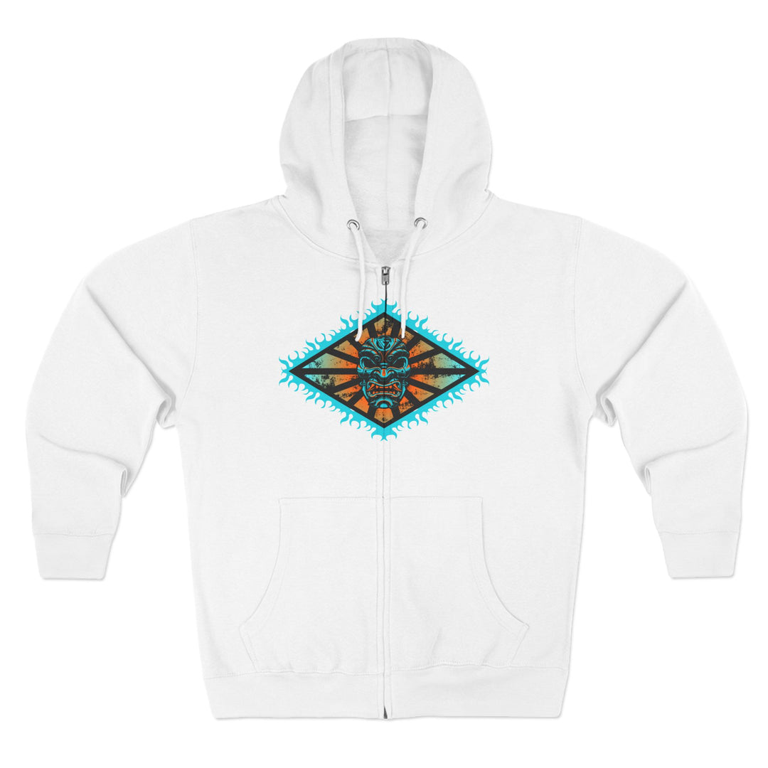 SAMURAI MAC BLUE ORANGE AQUA /AMERICAN SAVAGE ZIP UP