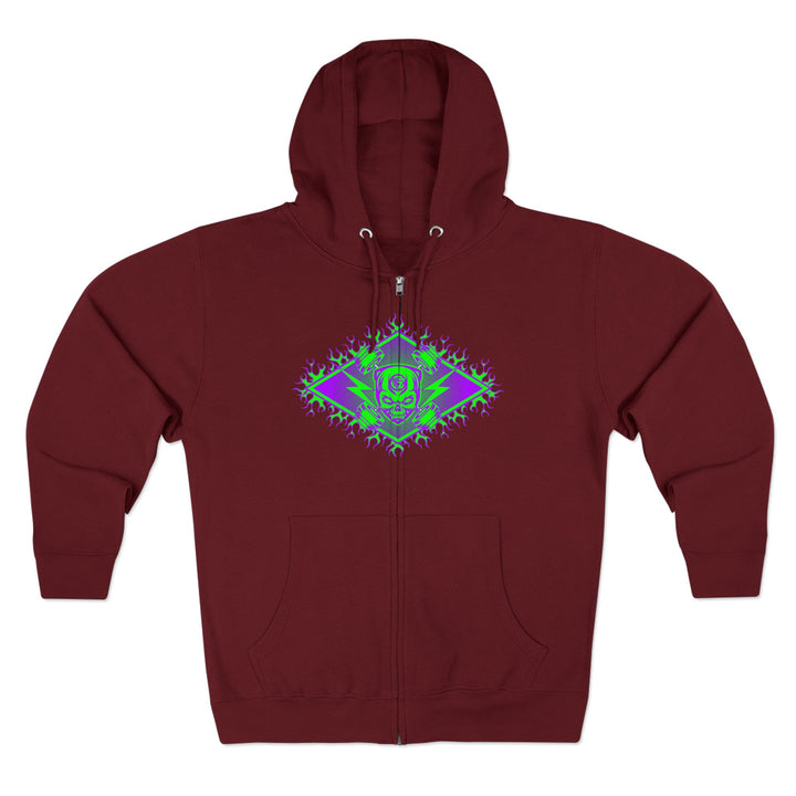 CG SERPENT SLAYER PURPLE GREEN /READY FOR WAR ZIP UP