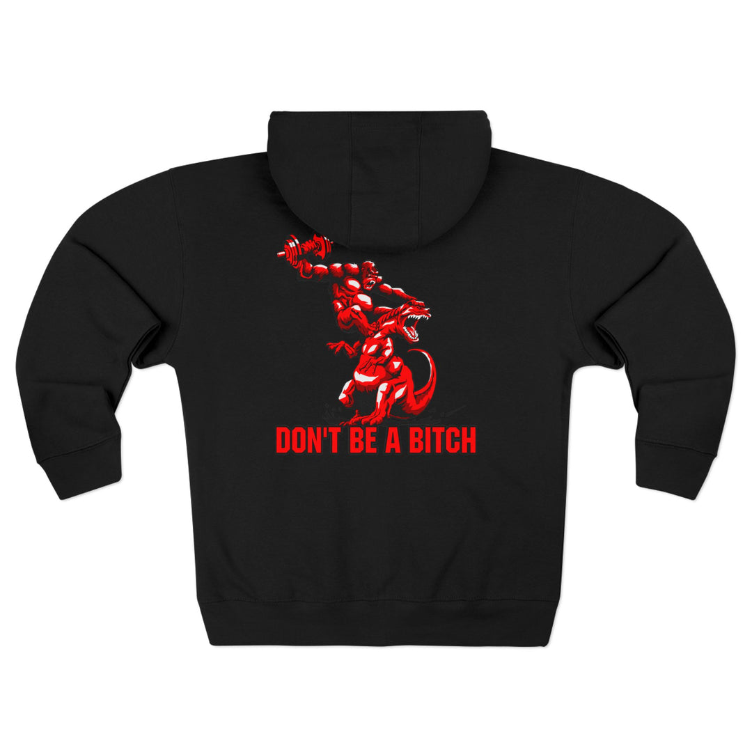 CG APE VS ZILLA 2ND FIGHT RED /DONT BE A BITCH ZIP UP