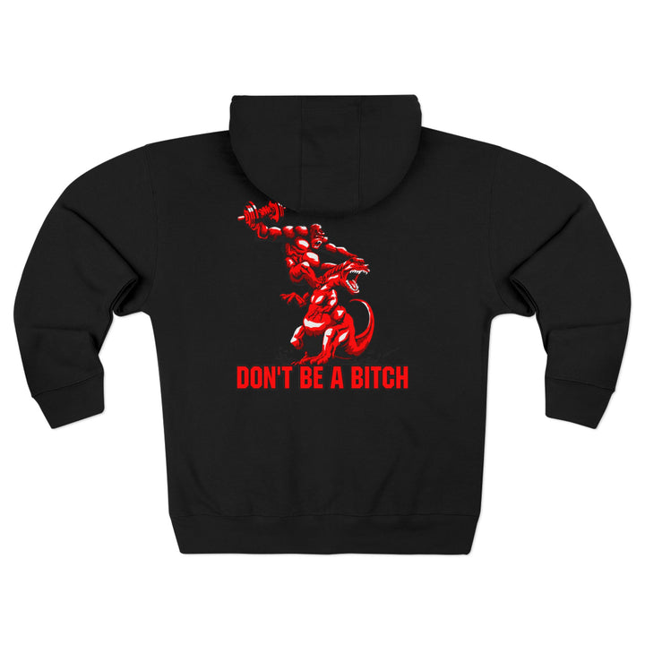 CG APE VS ZILLA 2ND FIGHT RED /DONT BE A BITCH ZIP UP