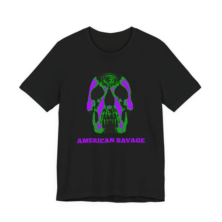SKULLATOR PURPLE GREEN  /AMERICAN SAVAGE