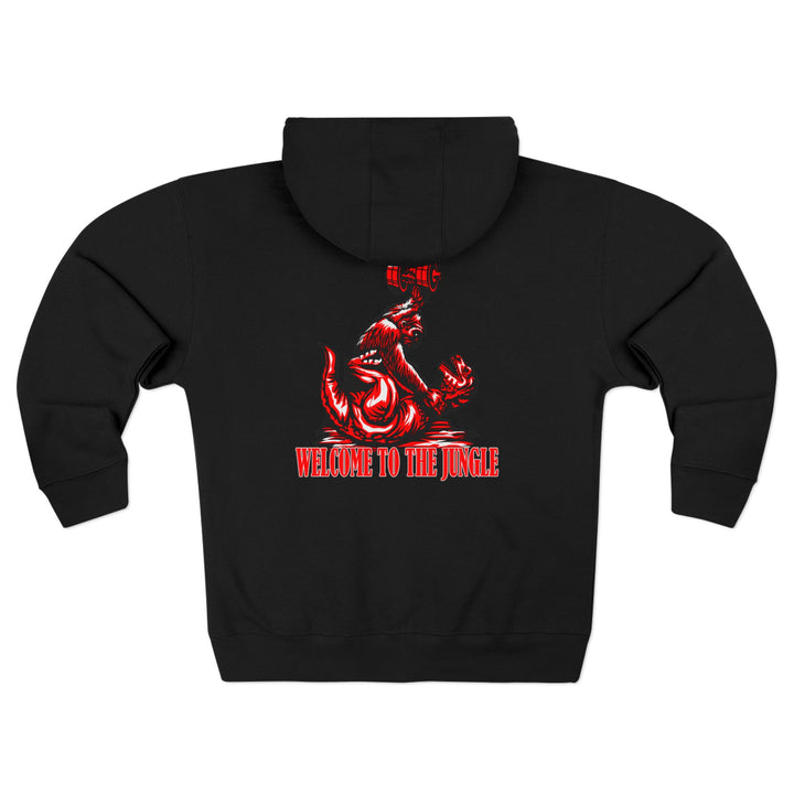 CG APE VS ZILLA RED WHITE /WELCOME TO THE JUNGLE ZIP UP
