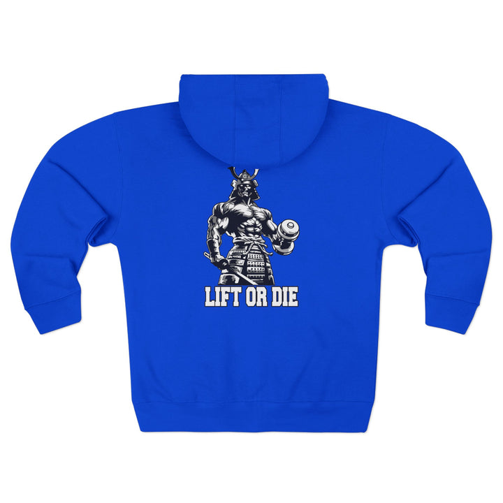 SAMURAI MASTER TRAINER BLACK WHITE /LIFT OR DIE ZIP UP