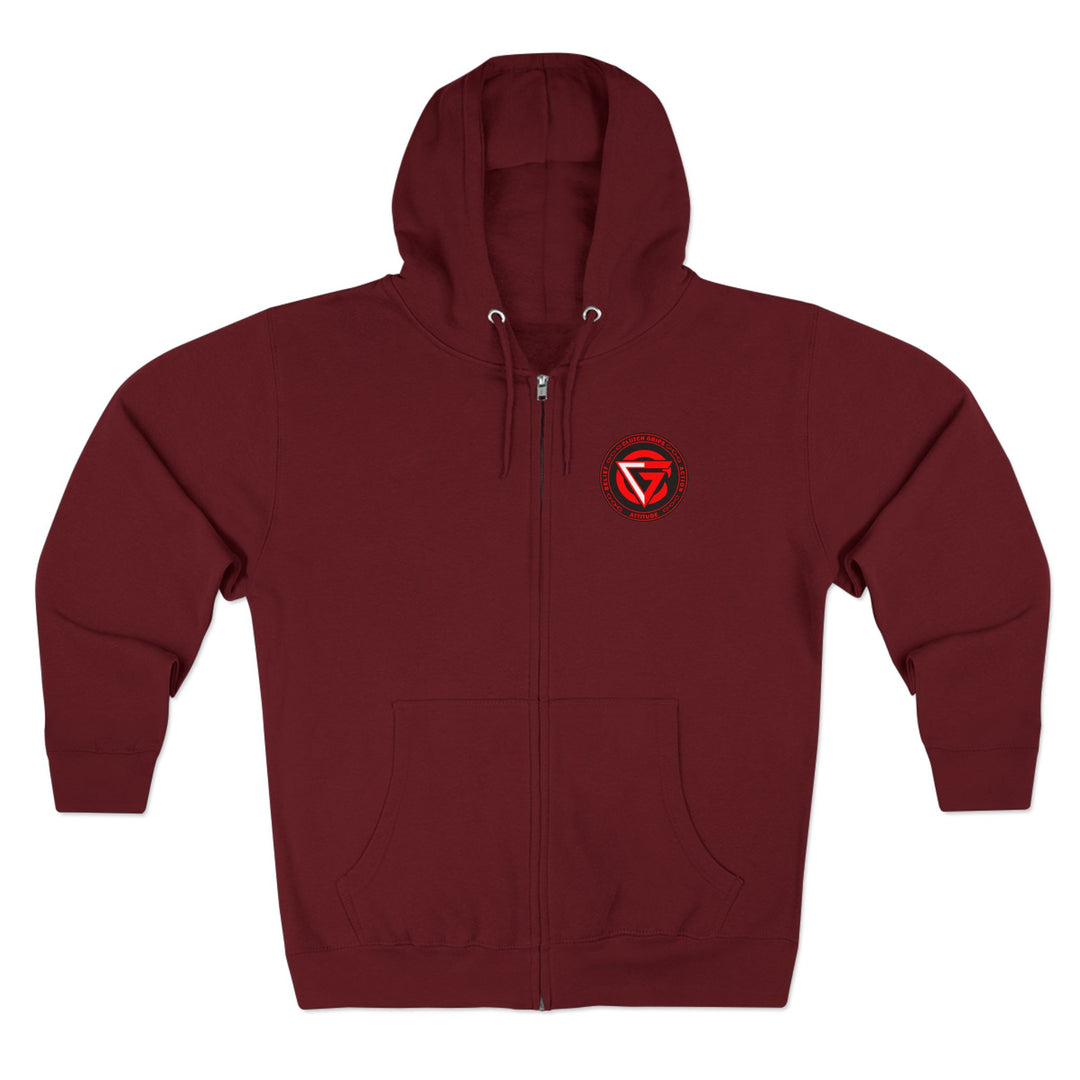 SAMURAI-MAC MASKRED BLACK/CLUTCHGRIPS ZIP UP