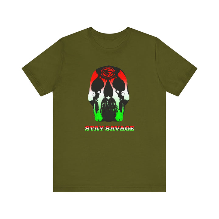 SKULLATOR RED WHITE GREEN /STAY SAVAGE