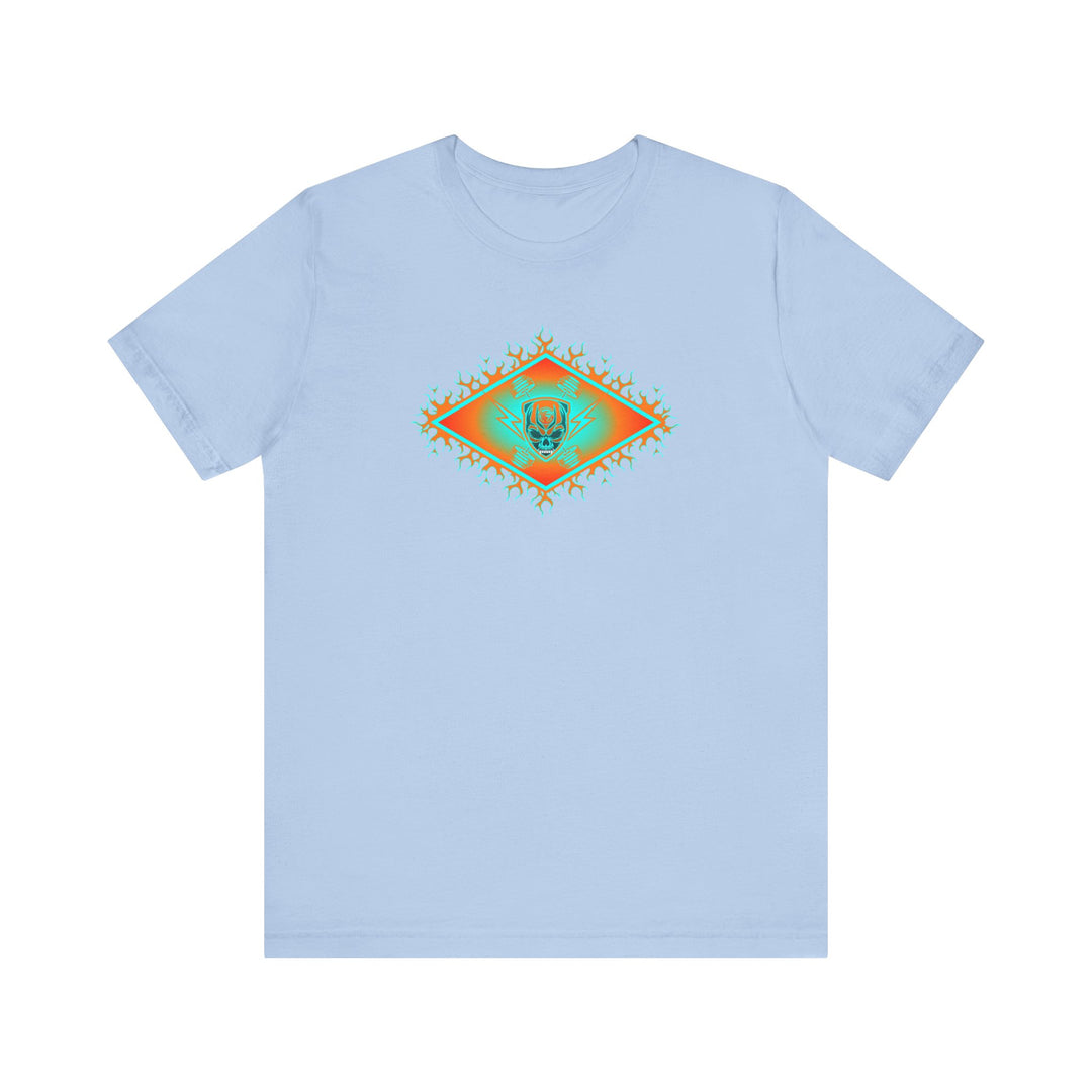 MIAMI AQUA ORANGE DIAMOND SKULLATOR DOUBLE BELL