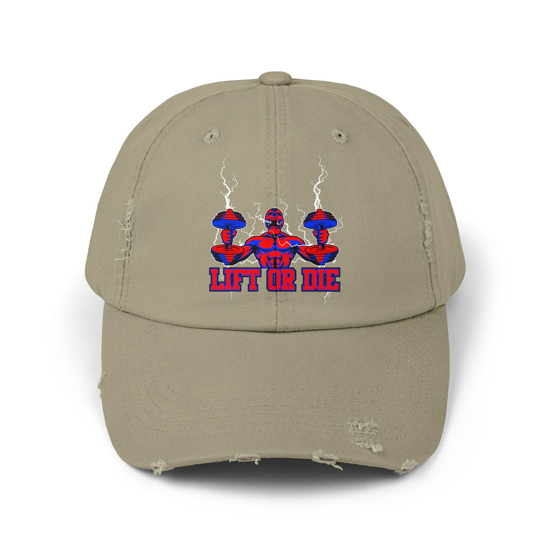 RIDE THE LIGHTNING HYPER RED BLUE /LIFT OR DIE CAP
