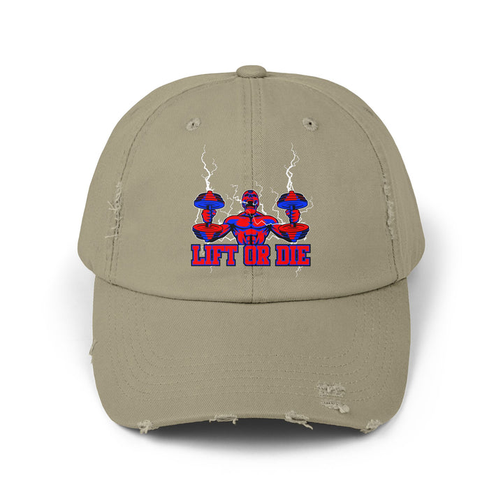 RIDE THE LIGHTNING HYPER RED BLUE /LIFT OR DIE CAP