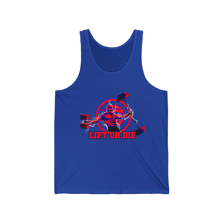CG SPARTAN RED BLUE/LIFT OR DIE