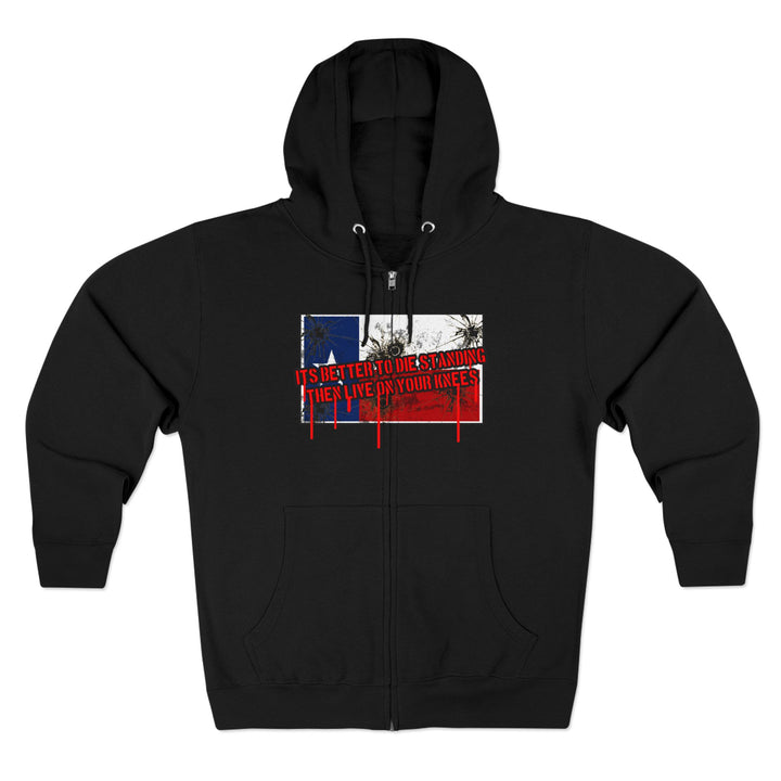 CG ANGRY DOG LONE STAR TEXAS STYLE /LIFT OR DIE ZIP UP